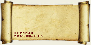 Tamara Radnović vizit kartica